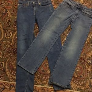 Men’s 2 pair of jeans 29x32 Levi’s & AE